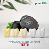 Primal Life Organics Dirty Mouth con aceites de menta para frescura natural.