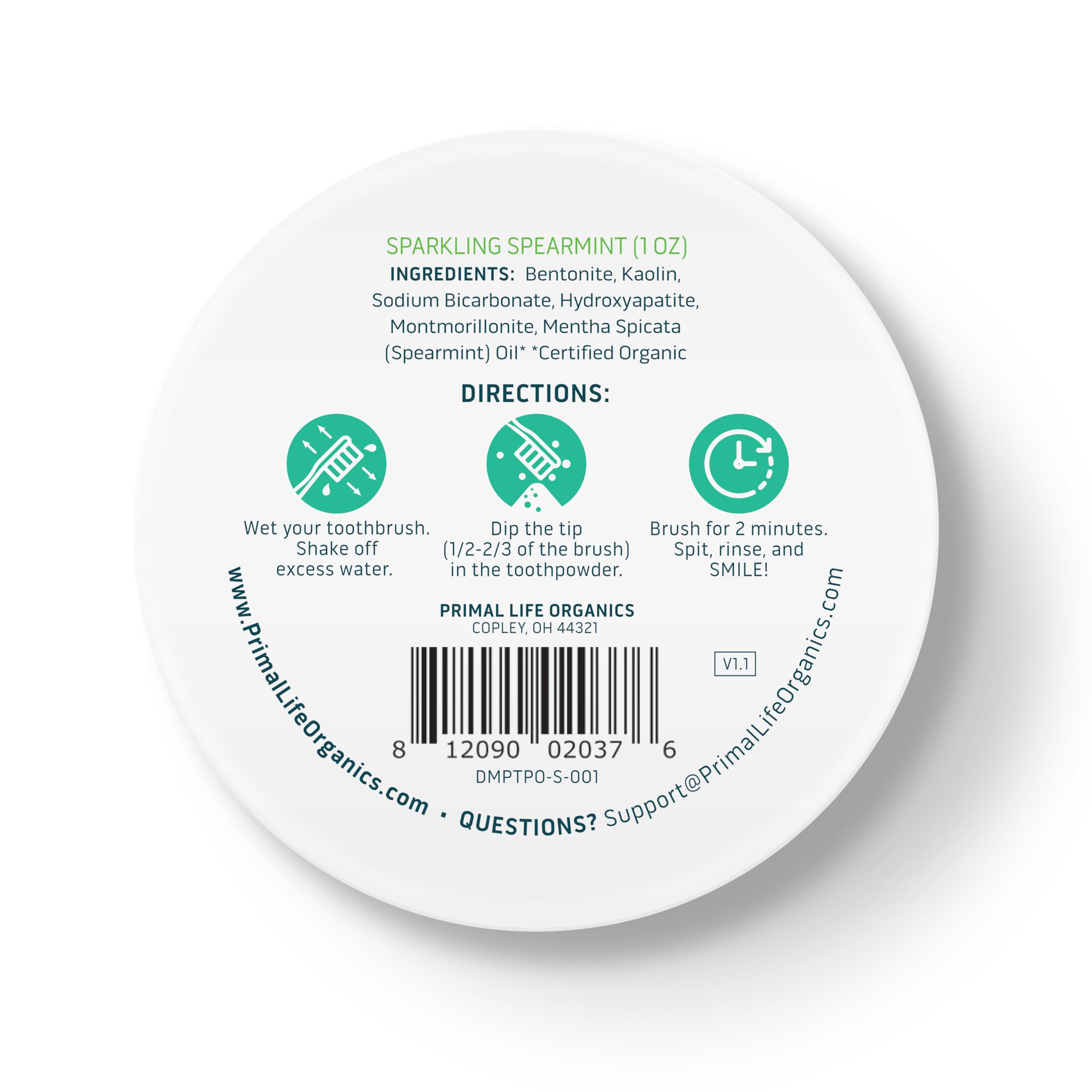 Envase de 28 g para cepillado práctico.