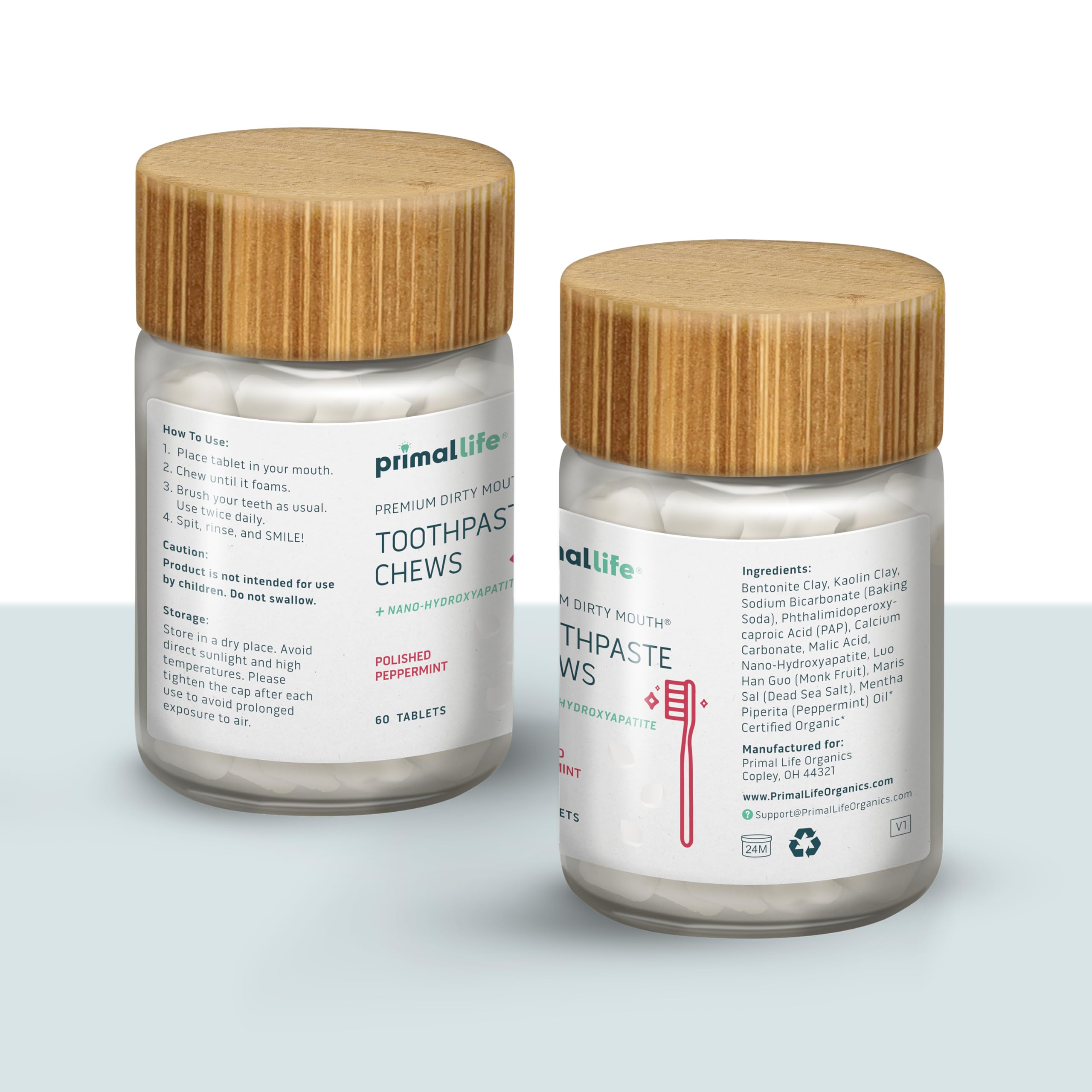 Primal Life Organics blanquea dientes con bicarbonato y aceites orgánicos naturalmente