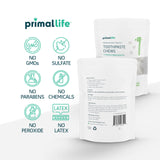 Tableta con bicarbonato de Primal Life Organics refrescando el aliento.