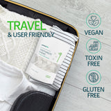 Etiqueta de Primal Life Organics con ingredientes naturales para cuidado dental.