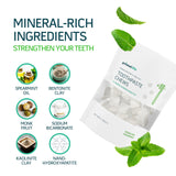 Tabletas Primal Life Organics con sabor Menta Pulida para aliento fresco.