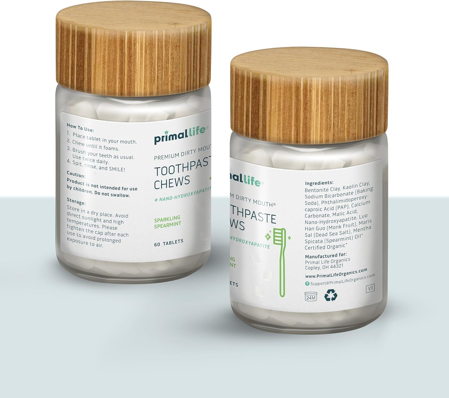 Embalaje de Primal Life Organics, envase seguro para almacenamiento
