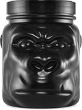 Primal Primate Punch etiqueta clara con información de sin gluten y sin OGM.
