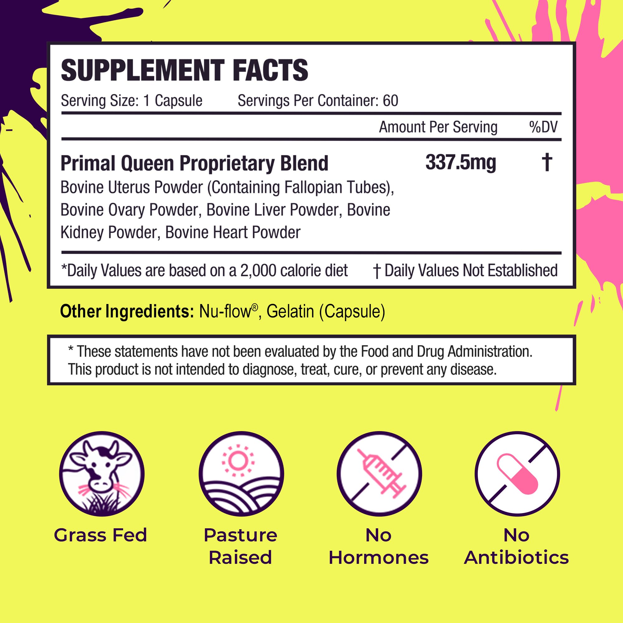 Primal Queen, diseño femenino para apoyar energía y nutrición