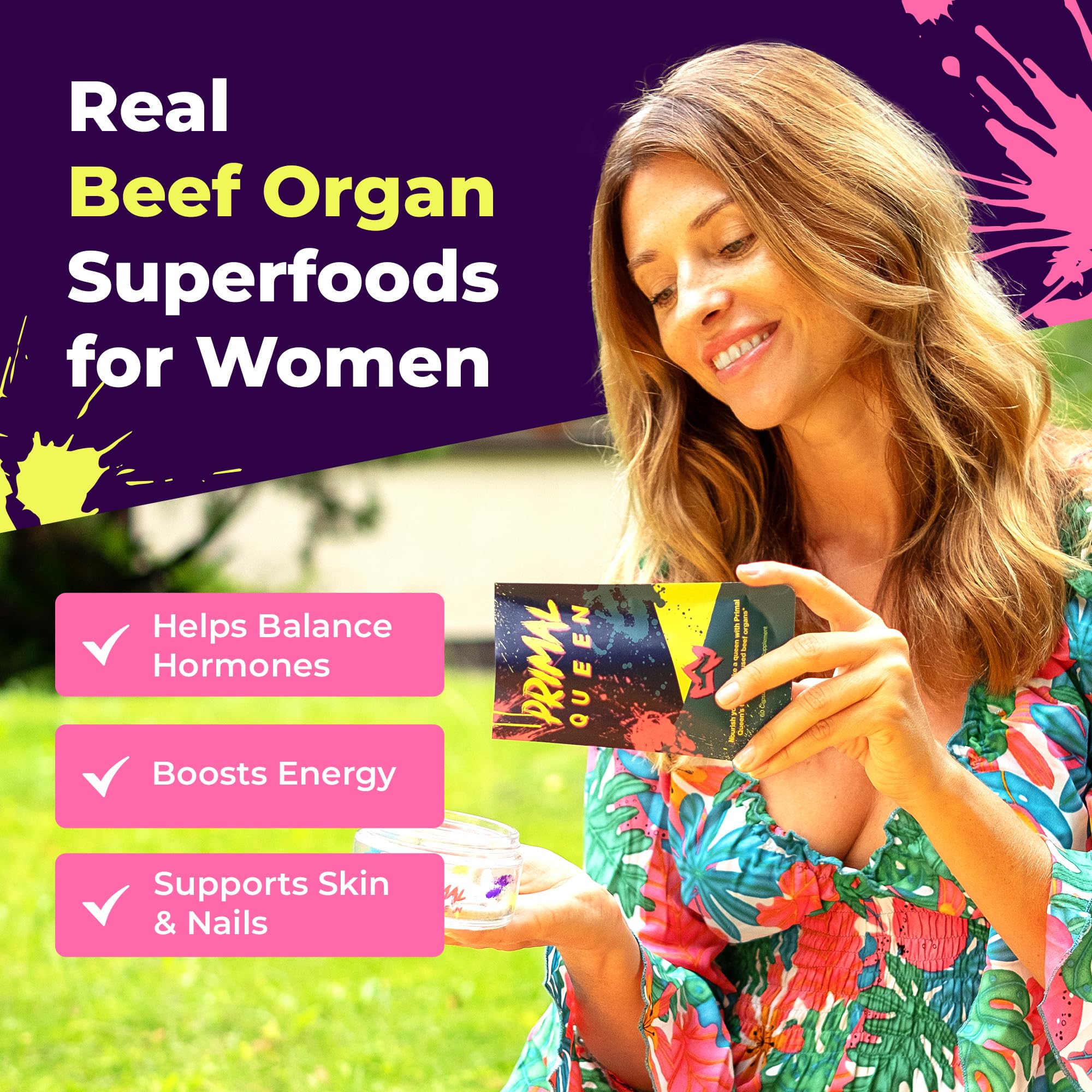 Primal Queen, órganos de res liofilizados para nutrición diaria