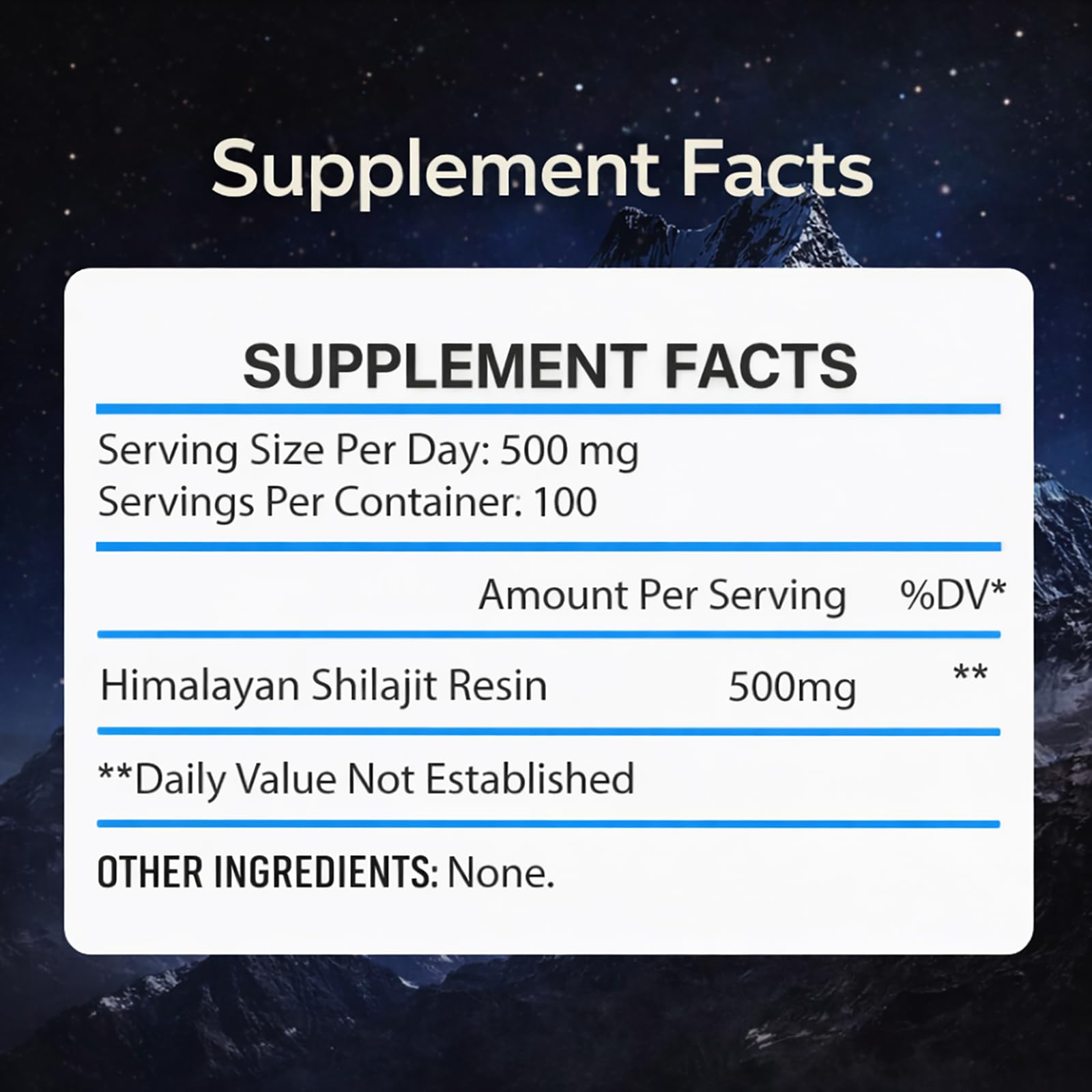 Origen en Gilgit-Baltistán de Prime Choice Spot Shilajit.