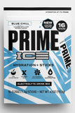 PRIME HYDRATION palitos: sobres abiertos para hidratación rápida en viaje