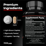 Prime Labs etiqueta frontal que destaca el producto.