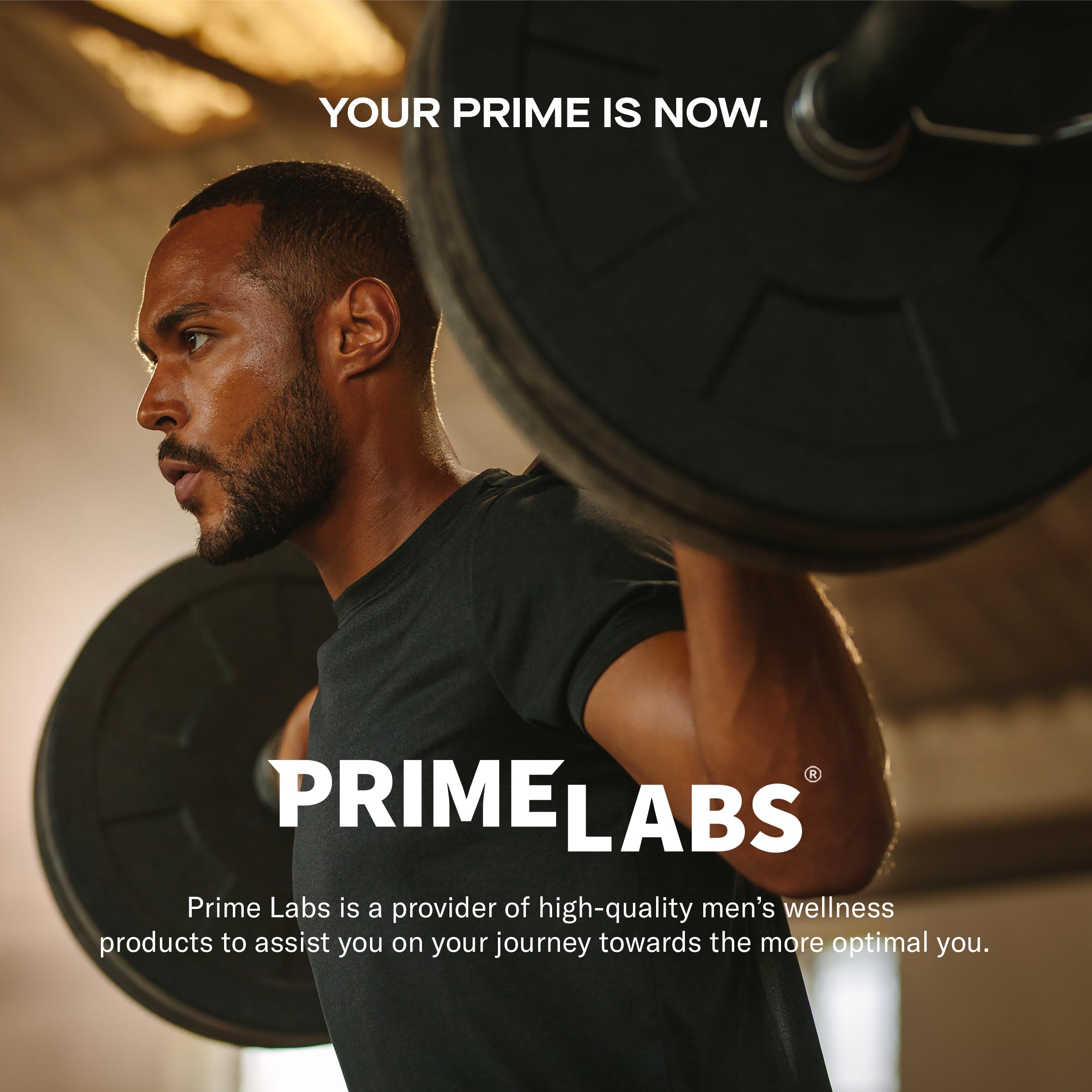 Mezcla de hierbas Prime Labs para el bienestar masculino.
