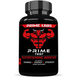 Prime Labs botella del potenciador de testosterona para energía diaria.