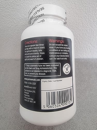 PRIME MALE: etiqueta clara que muestra ingredientes clave y uso recomendado.