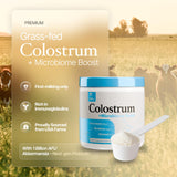 Prime Powders Colostrum: etiqueta clara para identificación de dosis
