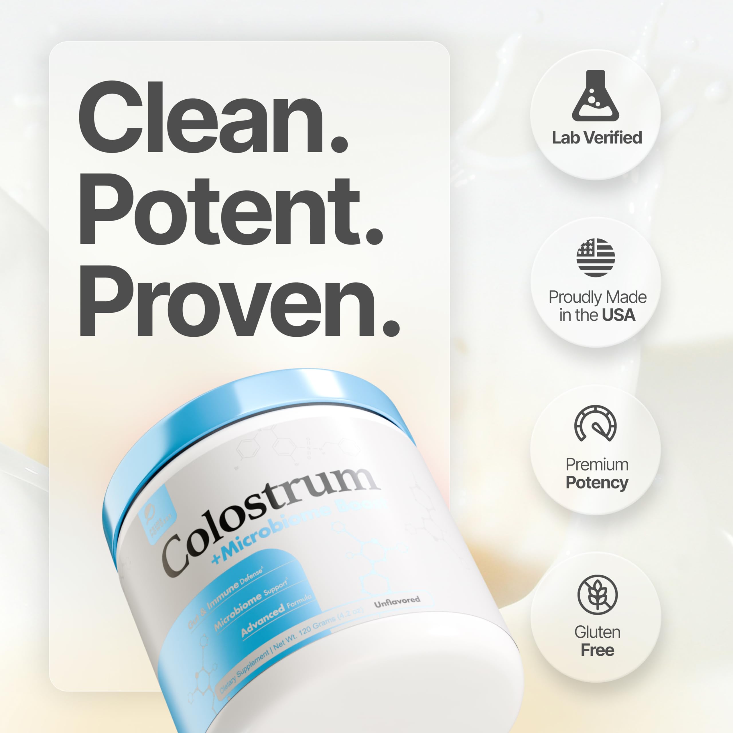 Prime Powders Colostrum: proceso a baja temperatura para conservar inmunoglobulinas