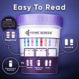Prime Screen guantes desechables incluidos para higiene durante la prueba