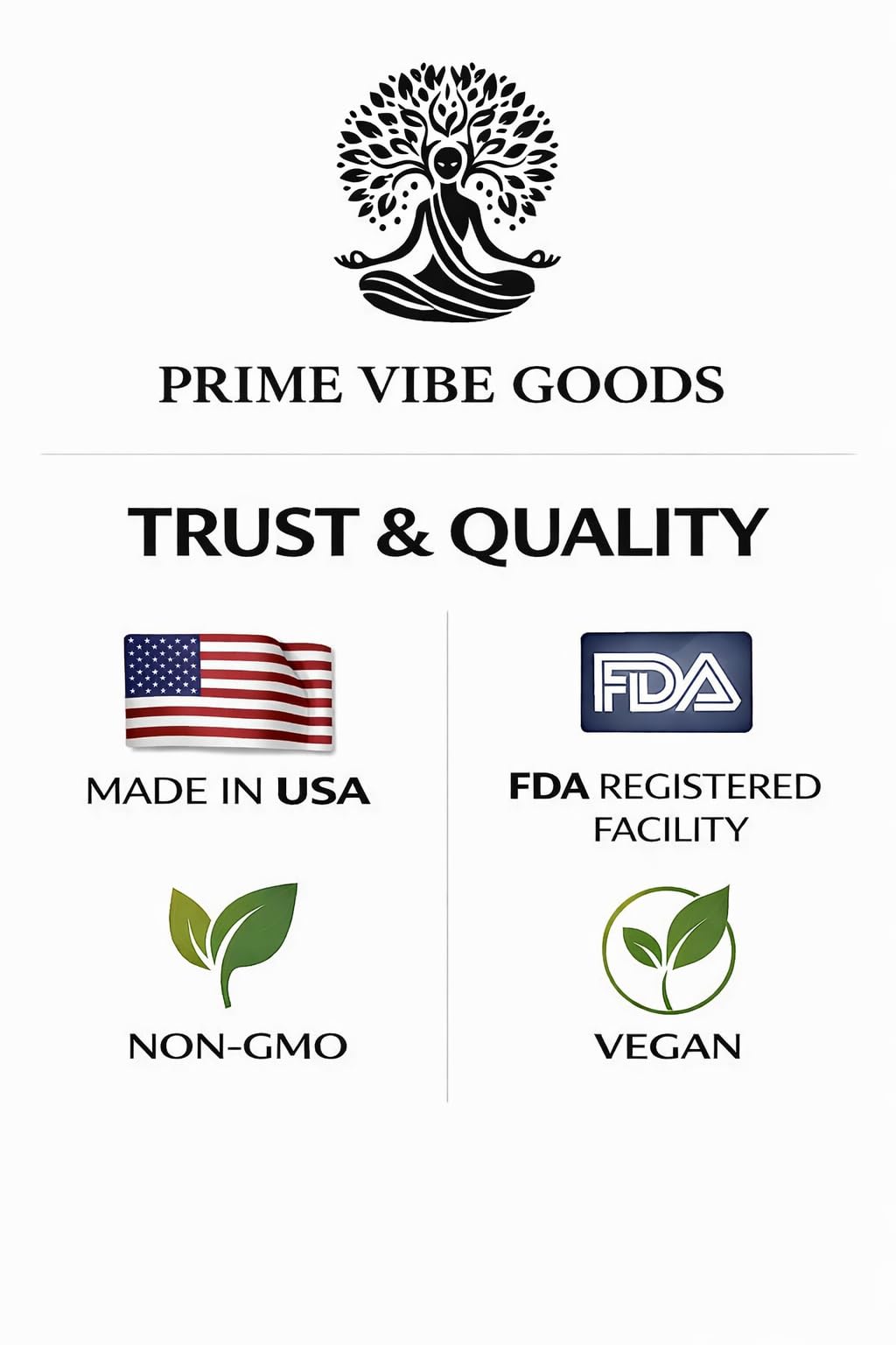 Ashwaganda en Prime Vibe Levanta Fluye para apoyo al equilibrio emocional.