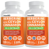 PrimeMD Berberina 21 en 1: envase práctico para almacenamiento y uso diario.