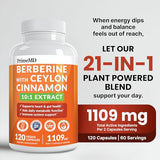 PrimeMD Canela Ceilan: extracto en cápsula para mayor asimilación de nutrientes.