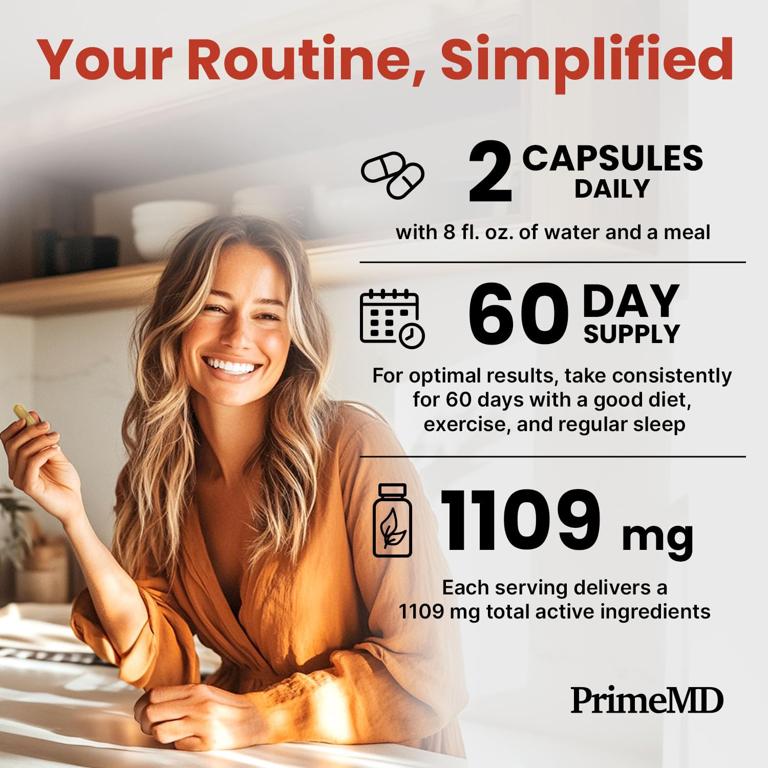 PrimeMD Cromo mineral: apoyo diario para el metabolismo.