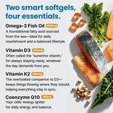 PrimeMD Omega3: cápsulas suaves, sabor limón, experiencia agradable al tomar.