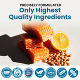PrimeMD Omega3: dos cápsulas diarias con comida y agua para comodidad.