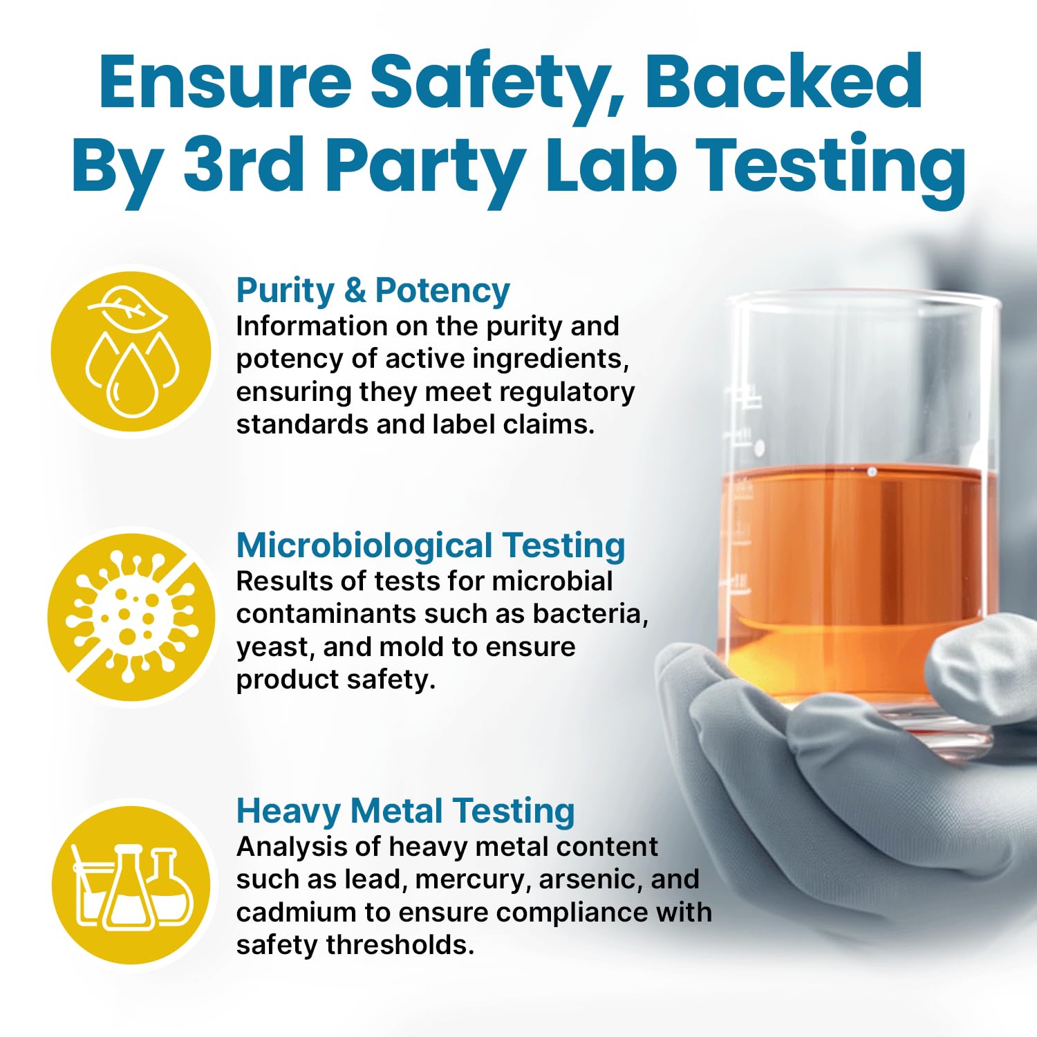 PrimeMD Omega3 con pruebas de terceros: seguridad verificada frente a metales pesados.