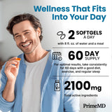 PrimeMD Omega3 sin gluten ni lácteos: opción limpia para dietas sensibles.