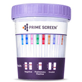 Prime Screen prueba: muestra de orina 12 paneles en taza compacta para uso en casa.