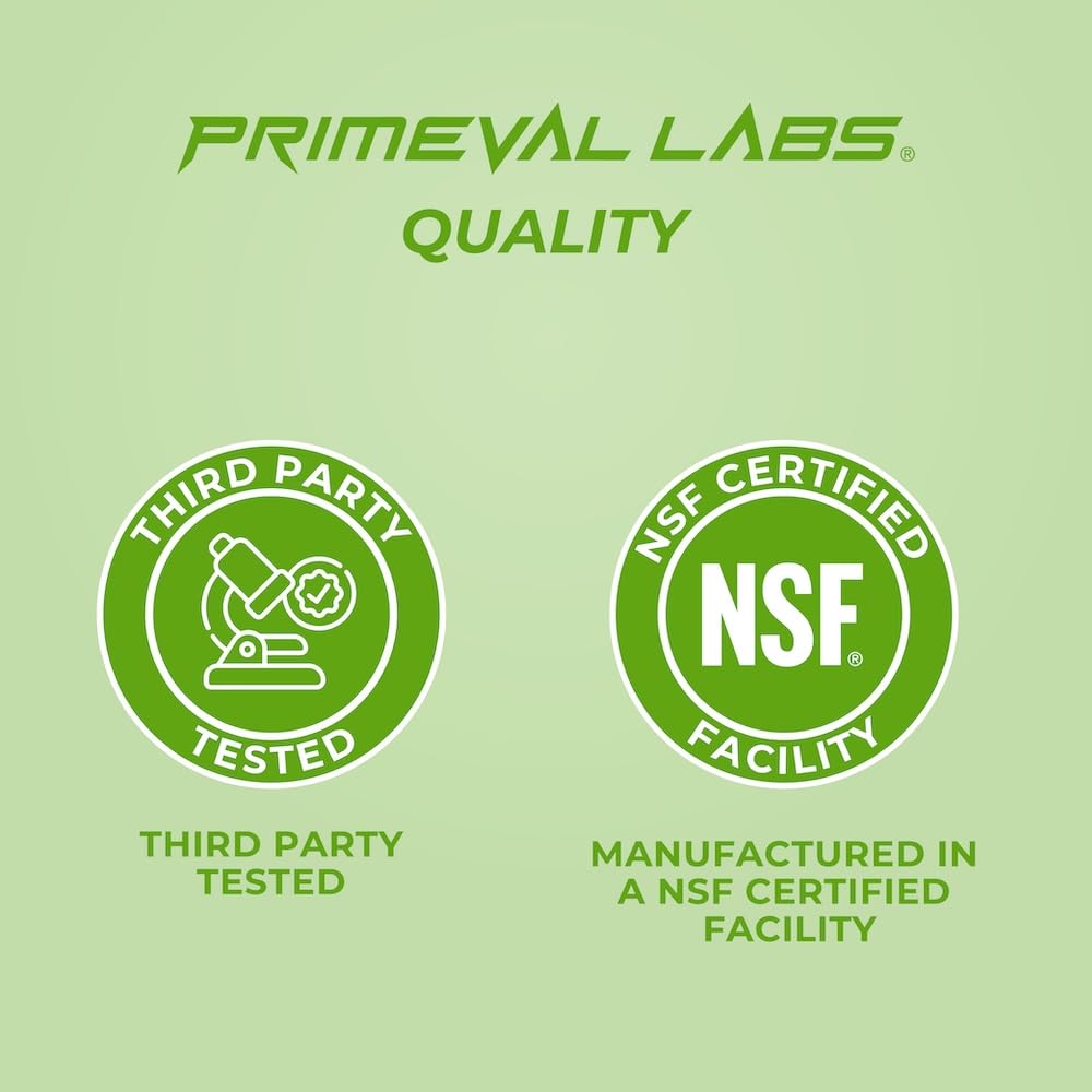 Primeval Labs DIA Taurina para resistencia y recuperación.