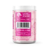 Primeval Labs PRE, mezcla en vaso revelando sabor guayaba y textura suave.