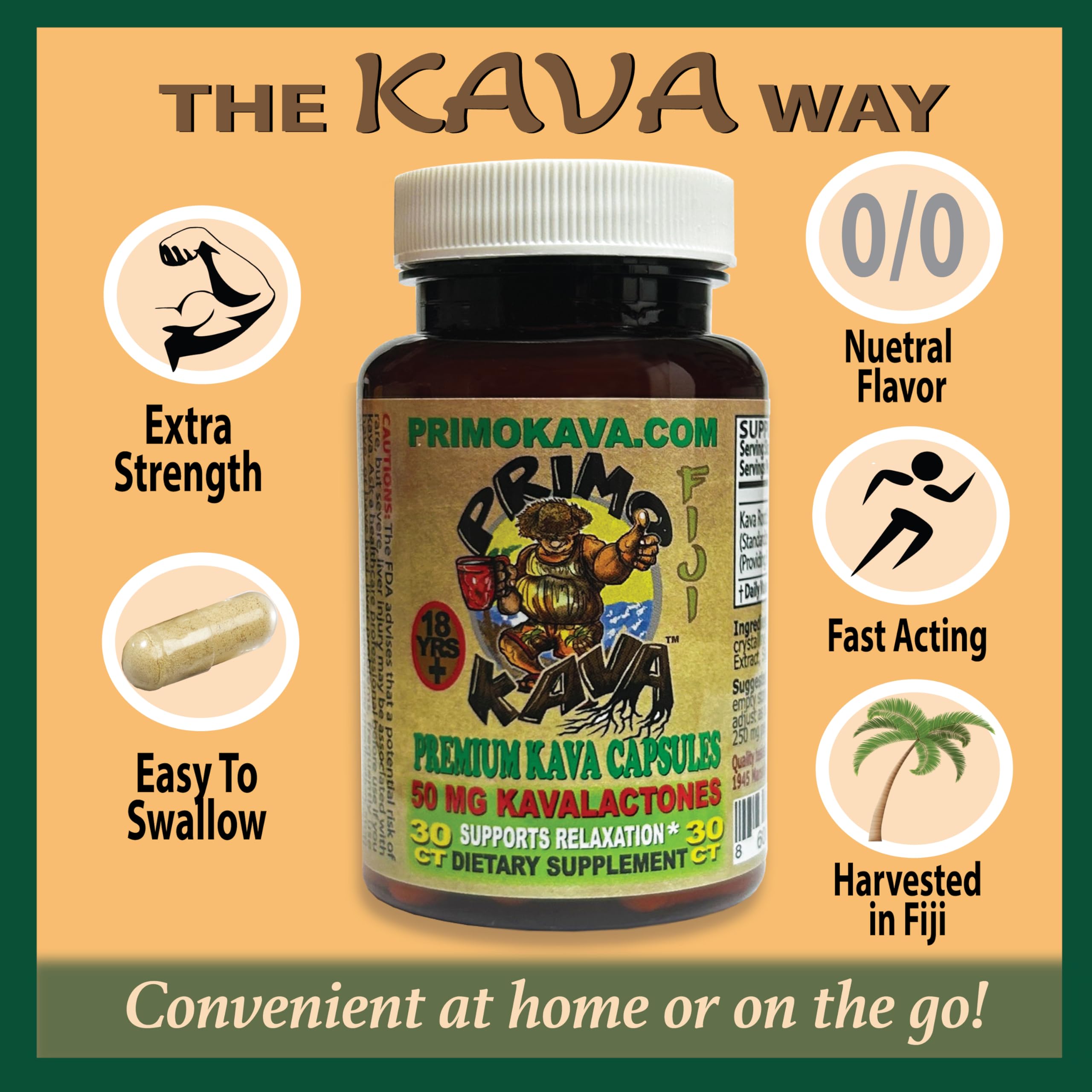 PRIMO KAVA, producto natural y vegano para un estilo de vida consciente.
