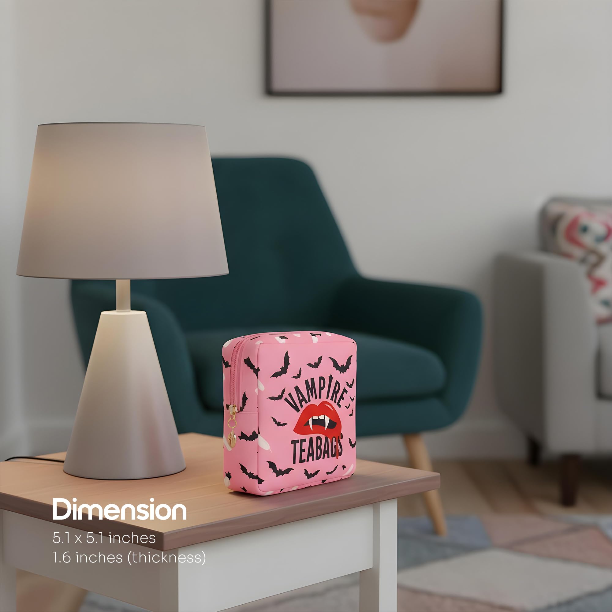 Primo Lines Period Pouch impermeable: protege el contenido de humedad y derrames.