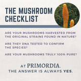 Primordia Puro Cordyceps, ADN confirmado garantiza composición y calidad del suplemento.