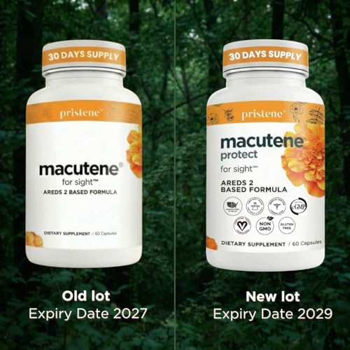 Cápsulas de Pristene Macutene Protect para suplementación ocular segura
