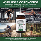 PRISTINE'S Cordyceps: antioxidantes que respaldan la vitalidad y envejecimiento saludable.