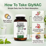 PRISTINE'S GlyNAC Complex: ingredientes visibles, glutatión y NAC