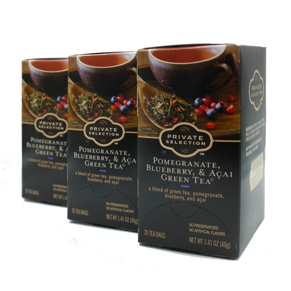 Private Selection taza de té verde con frutos rojos, momento revitalizante.