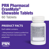 Envase CranMate de tres unidades para un plan de cuidado diario.