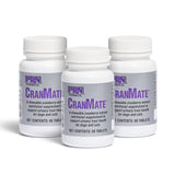 Tabletas CranMate sabor cerdo para perros y gatos, fáciles de administrar.