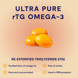 PRN Omega 3 gomitas, certificaciones NSF y CGMP