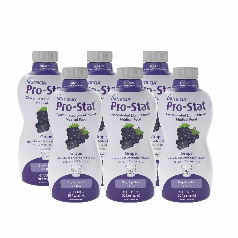 Pro-Stat proteina líquido sabor uva, botella de 30oz para ingesta proteica diaria.