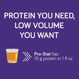 Pro-Stat protéina líquida concentrada de sabor cítrico, botella de 30 onzas ideal para uso médico.