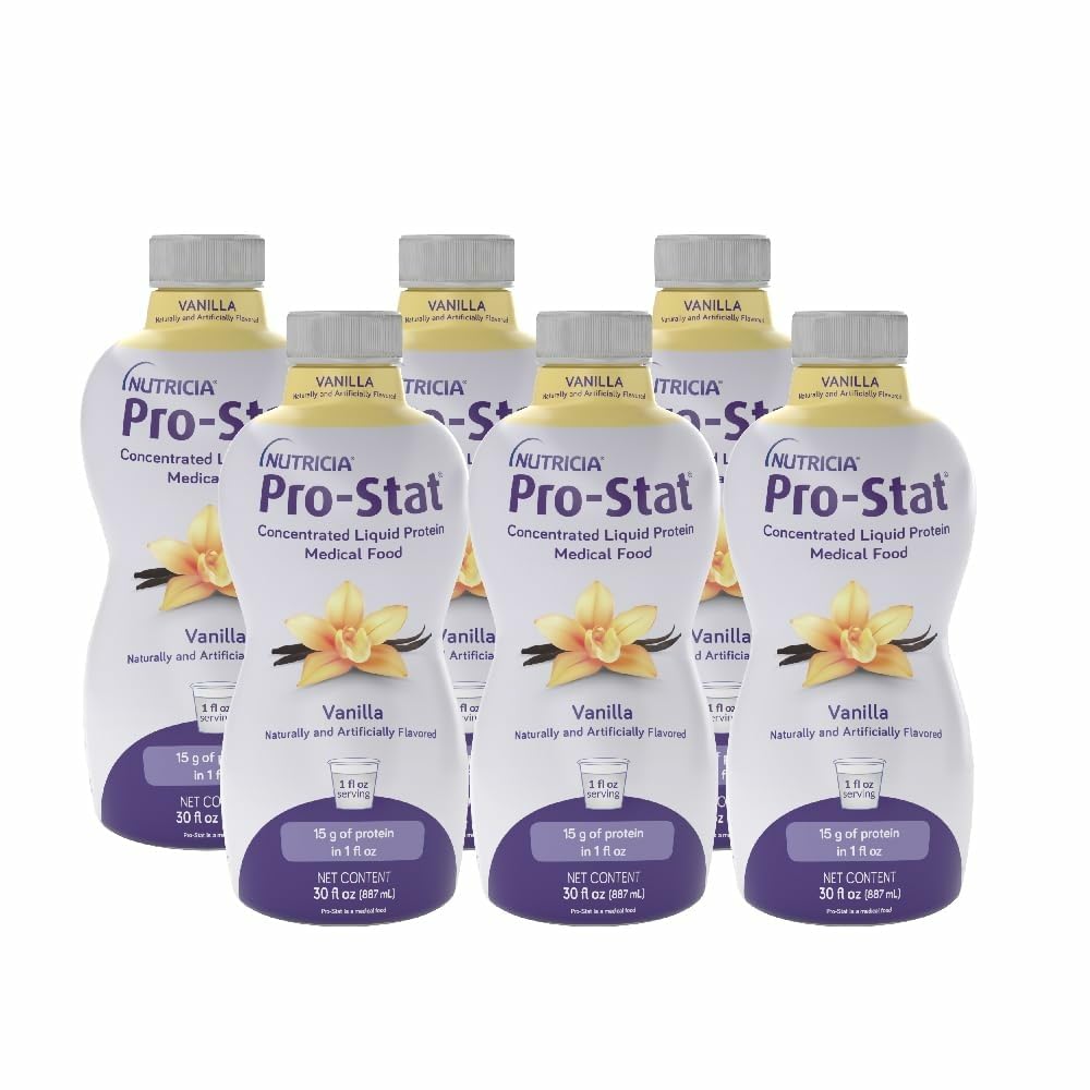 Pro-Stat proteína líquida concentrada vainilla: botella de 30oz para ingesta rápida