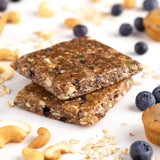 PROBAR barra arándano, textura masticable para una merienda satisfactoria.