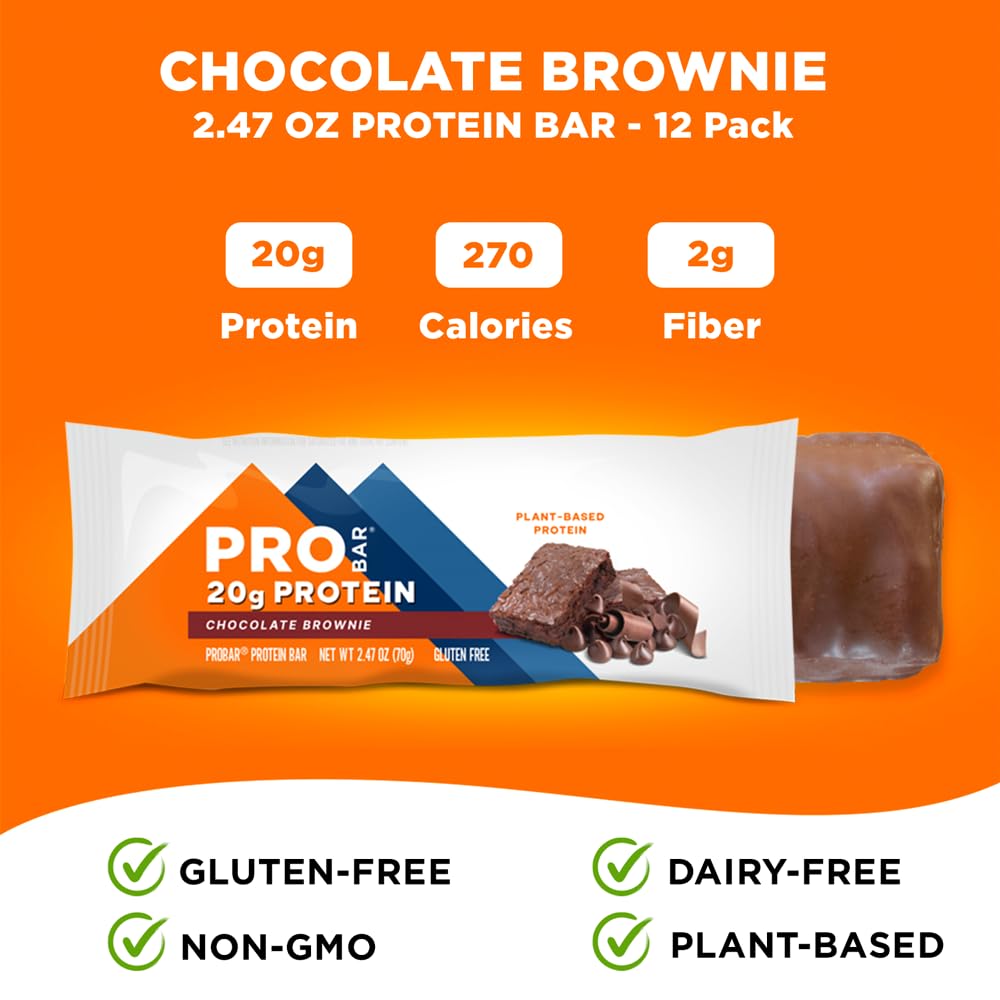 PROBAR Barrita de chocolate para viaje o entrenamiento diario.