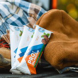 PROBAR Barra Proteína Menta-Chocolate en bolsa deportiva, tentempié de energía natural entre entrenamientos