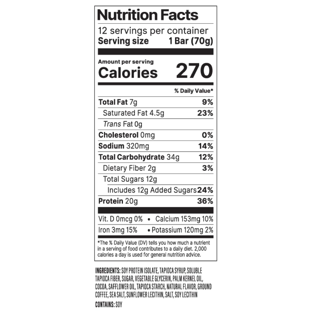 PROBAR Barra proteica sin gluten y sin lácteos para dietas limpias