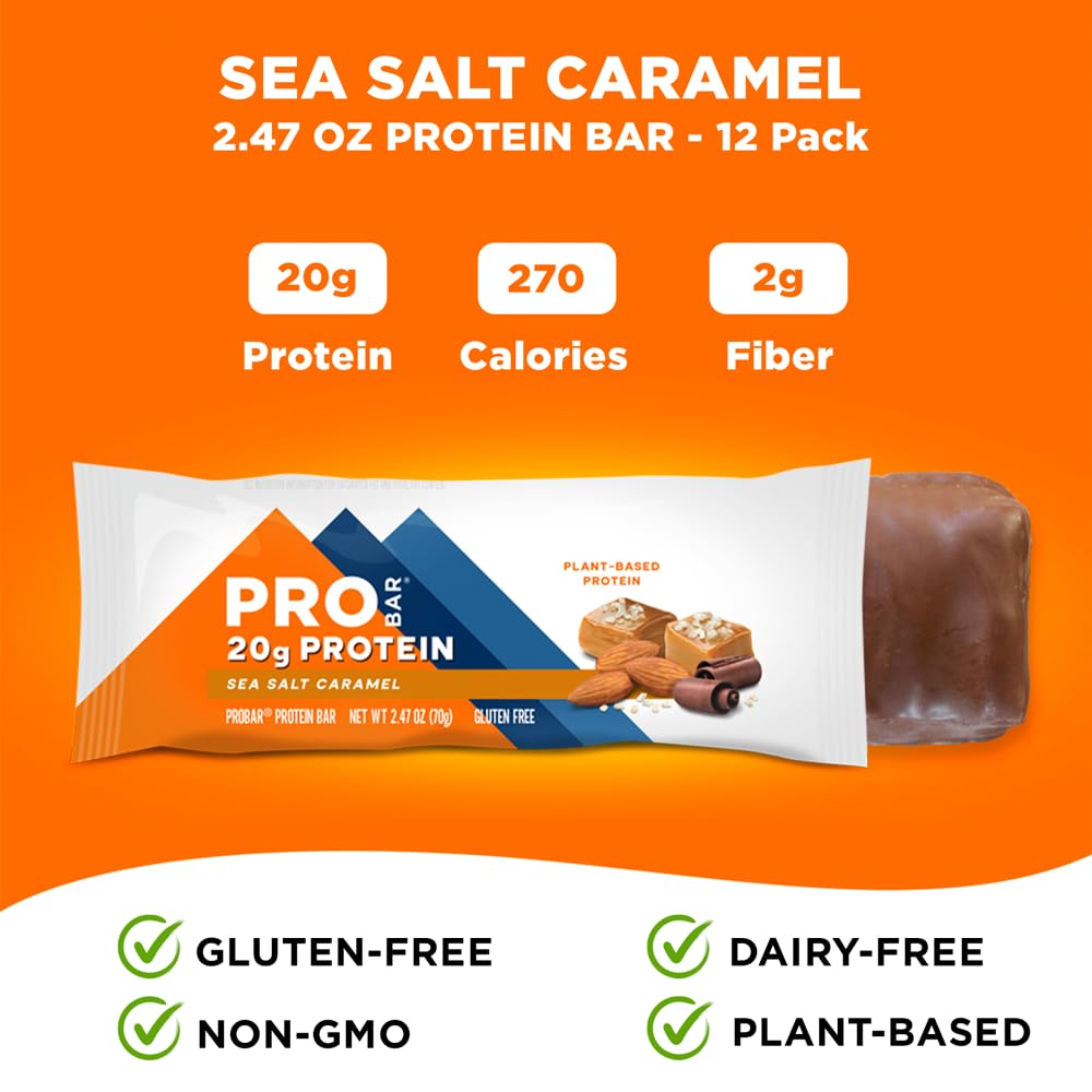 PROBAR barra proteína sin gluten para dietas sensibles.