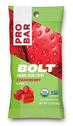 PROBAR Bolt etiqueta con vitaminas B y C para energía y vitalidad.