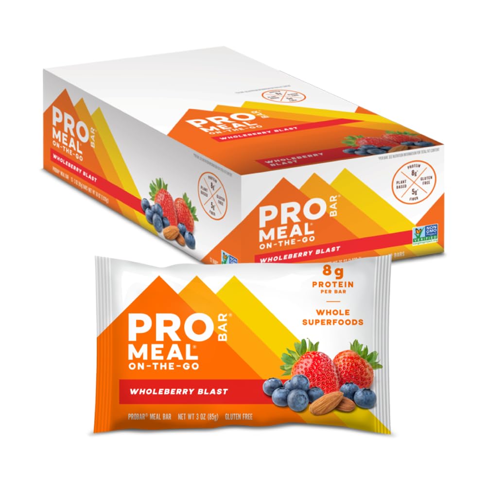 PROBAR MEAL BAR Wholeberry Blast: ingredientes naturales para energía sostenida